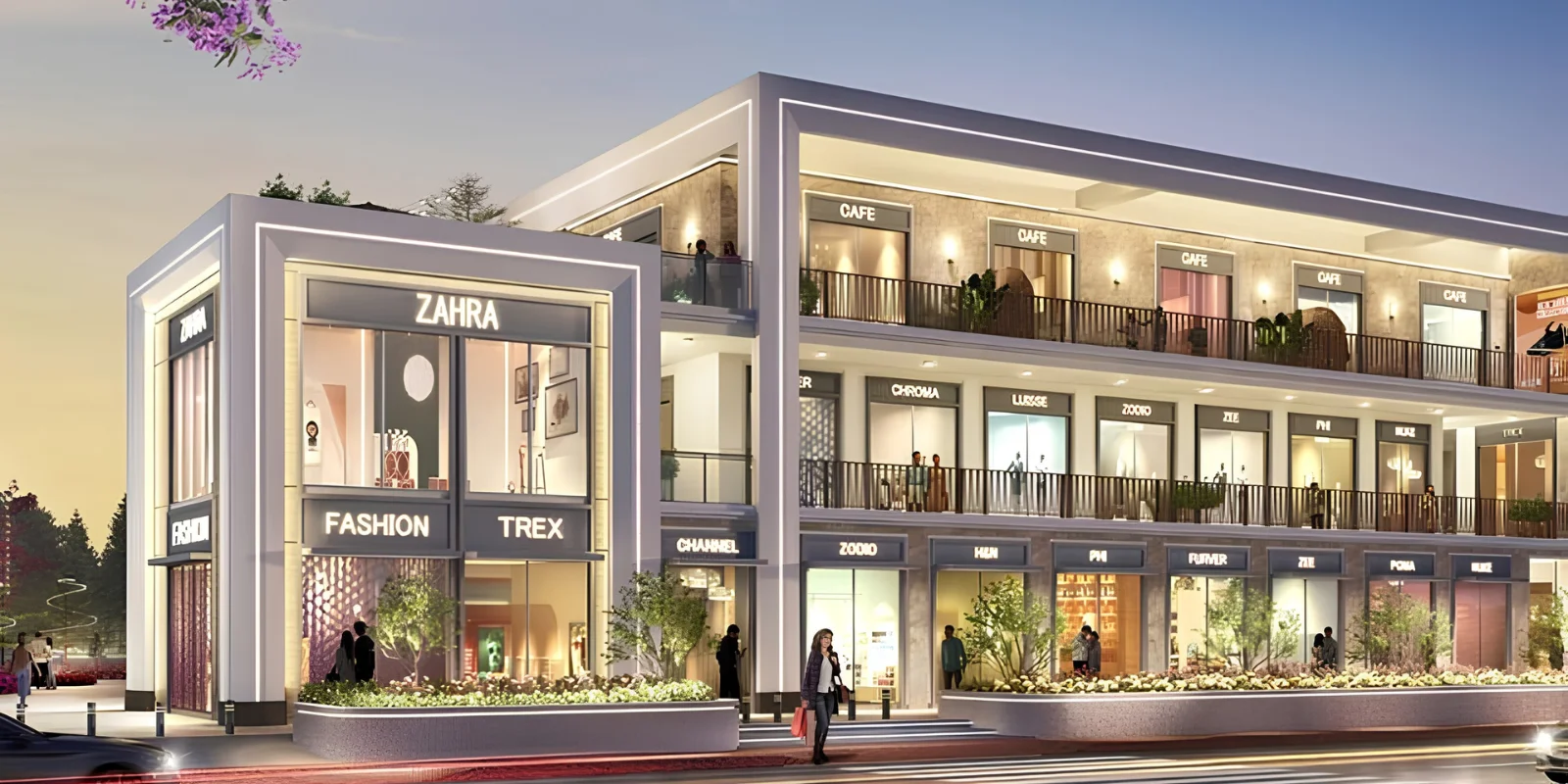 DLF Arcade 68 luxury interior and exterior perspective 2 in Sector 68 Gurugram