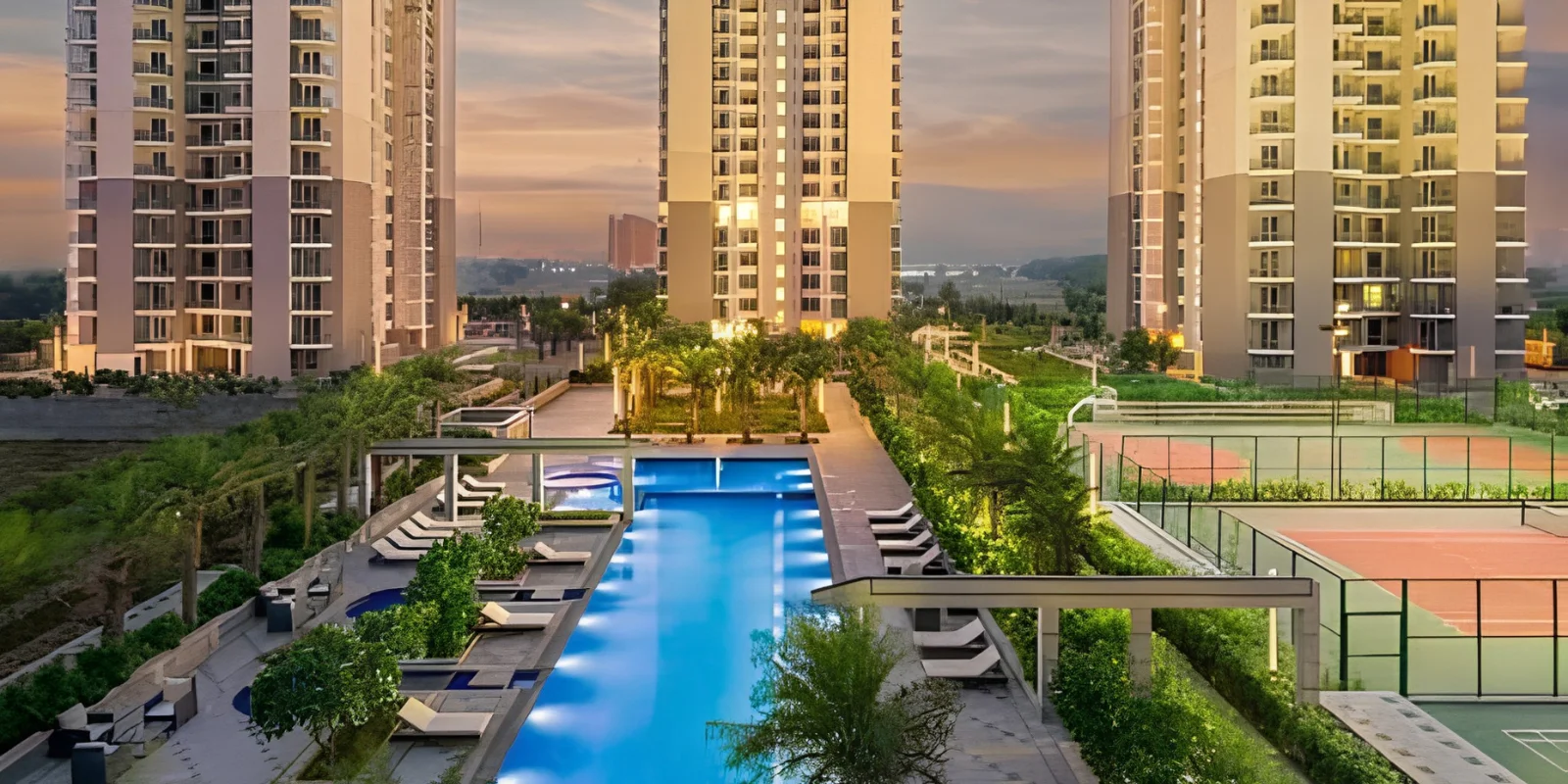 DLF The Ultima luxury interior and exterior perspective 4 in Sector 81 Gurugram