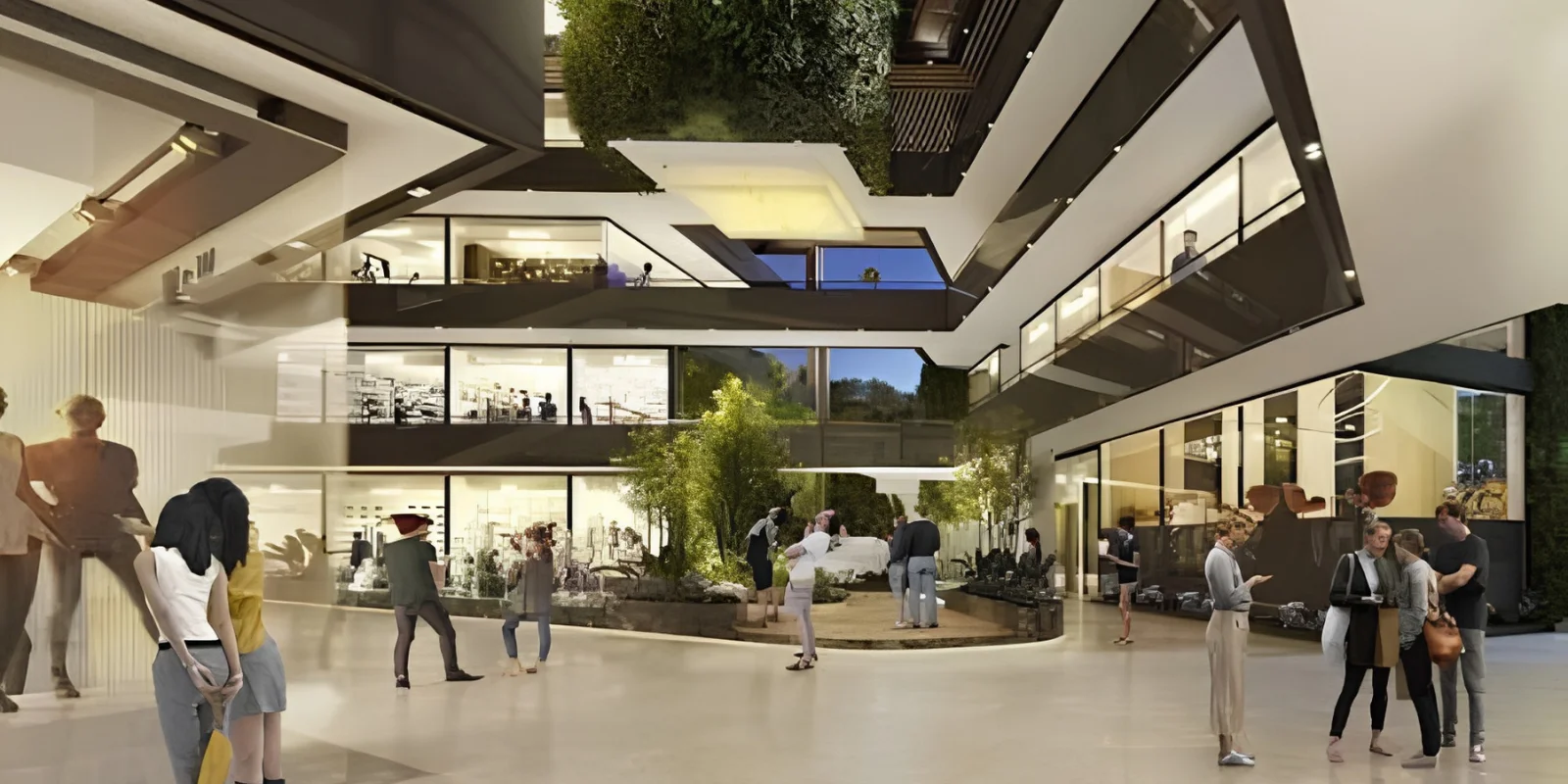 Elan Empire luxury interior and exterior perspective 2 in Sector 66 Gurugram