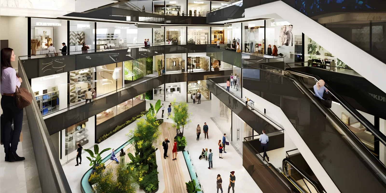 Elan Empire luxury interior and exterior perspective 4 in Sector 66 Gurugram