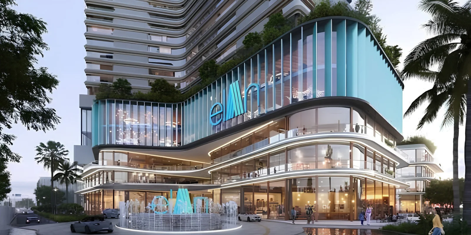 Elan Imperial luxury interior and exterior perspective 5 in Sector 82 Gurugram