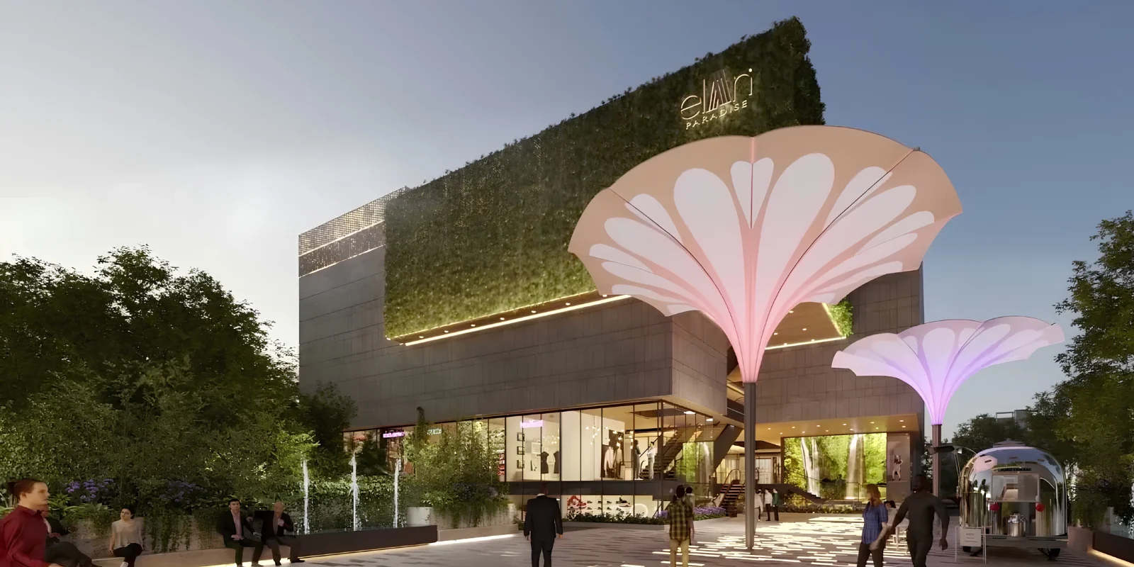 Elan Paradise luxury interior and exterior perspective 4 in Sector 50 Gurugram