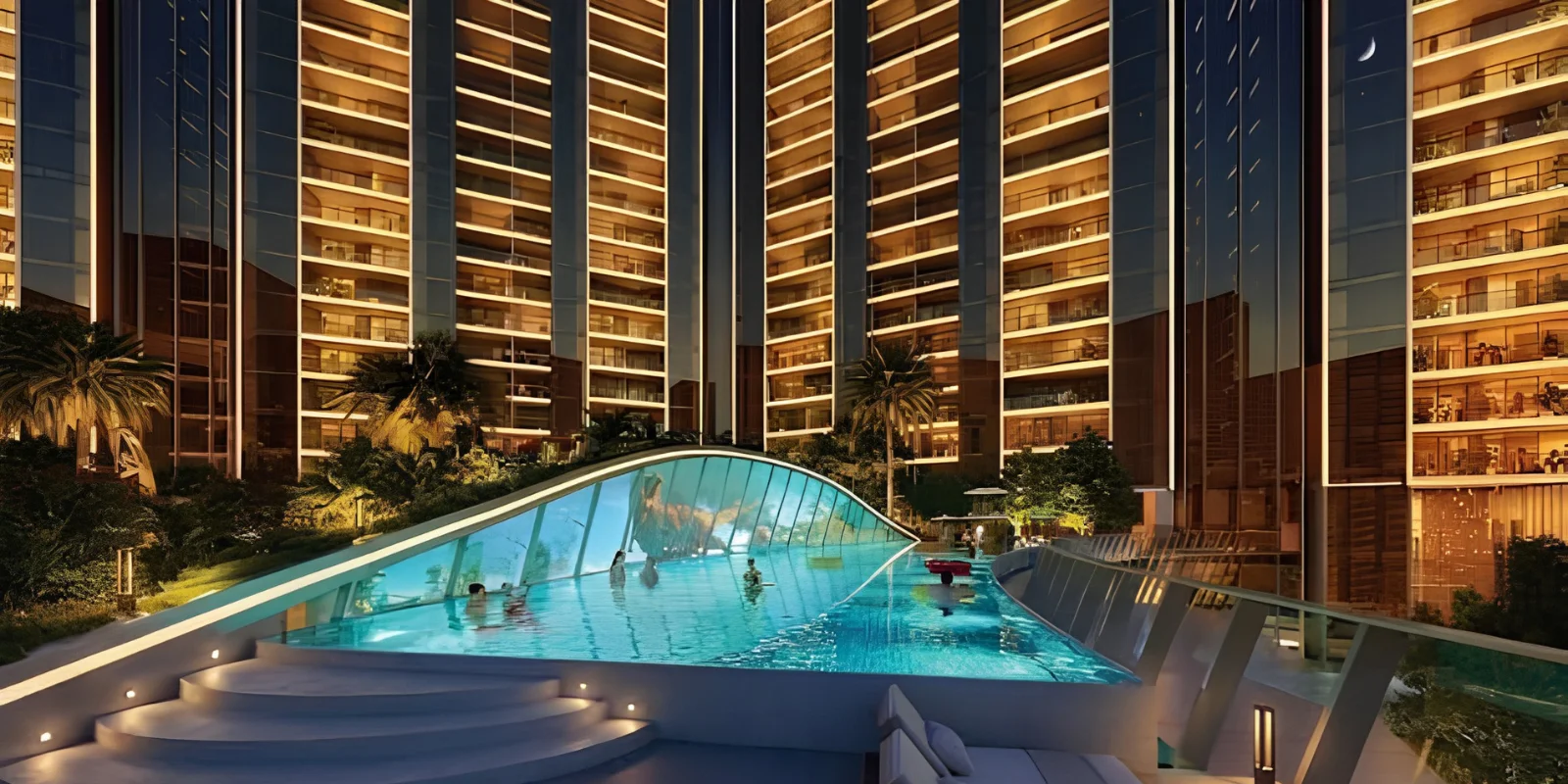 Elan The Statement luxury interior and exterior perspective 2 in Sector 49 Gurugram