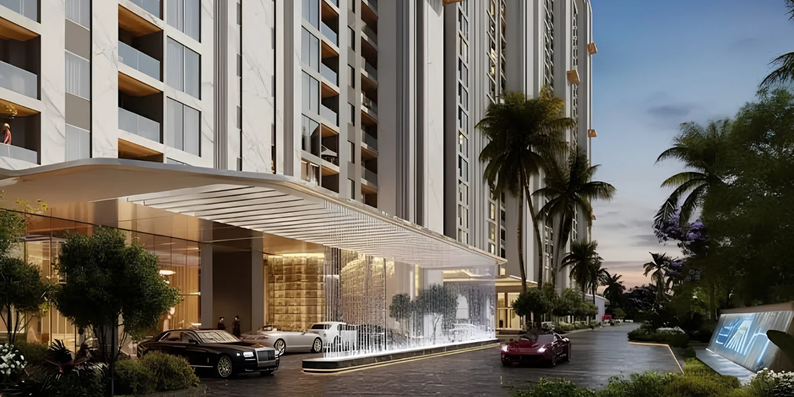 Elan The Statement luxury interior and exterior perspective 3 in Sector 49 Gurugram