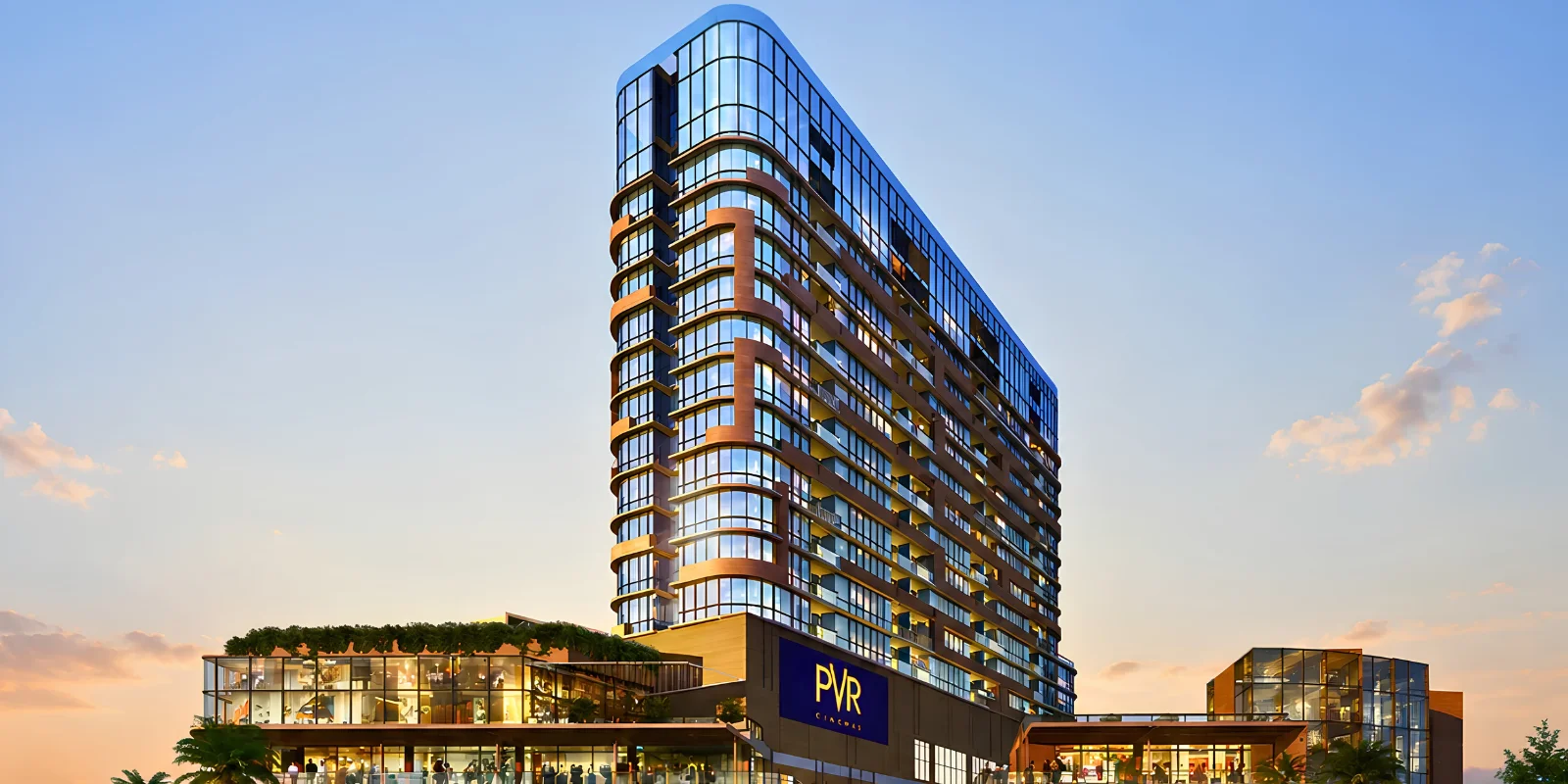 Elan The Mark luxury interior and exterior perspective 1 in Sector 106 Gurugram