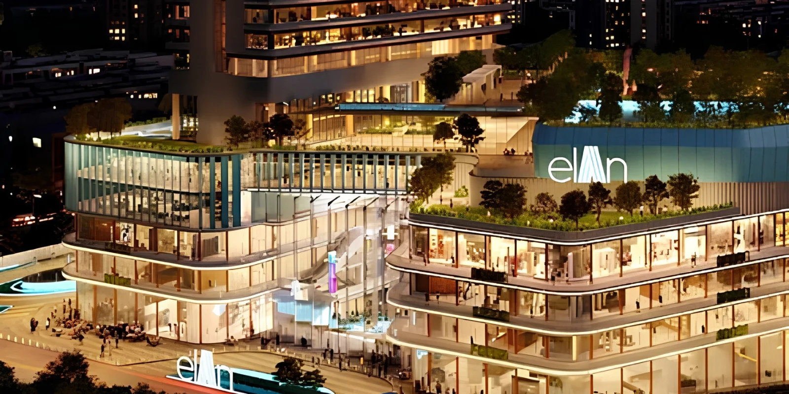 Elan The Mark luxury interior and exterior perspective 2 in Sector 106 Gurugram