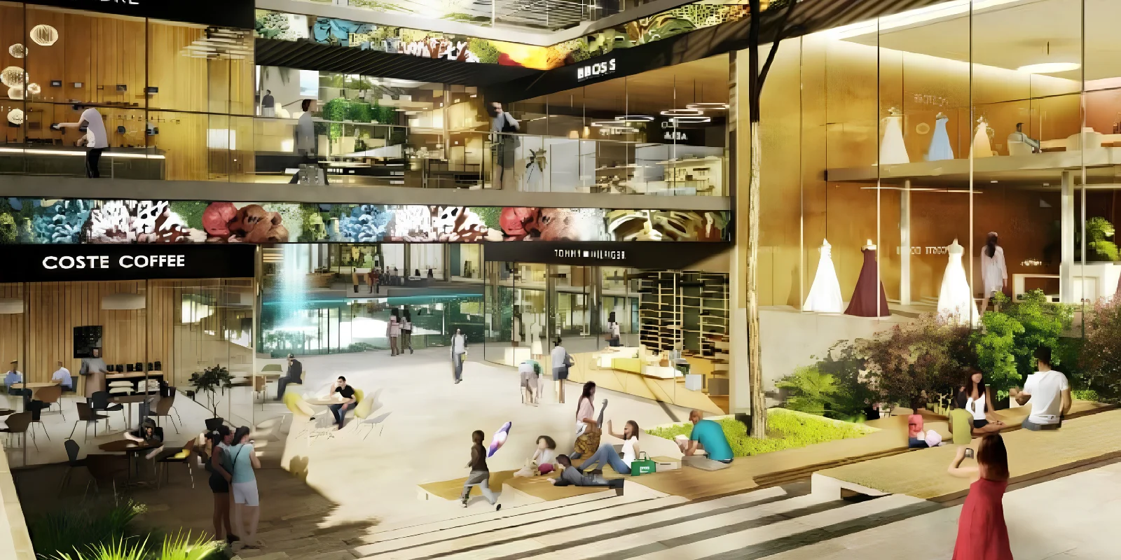 Elan The Mark luxury interior and exterior perspective 4 in Sector 106 Gurugram