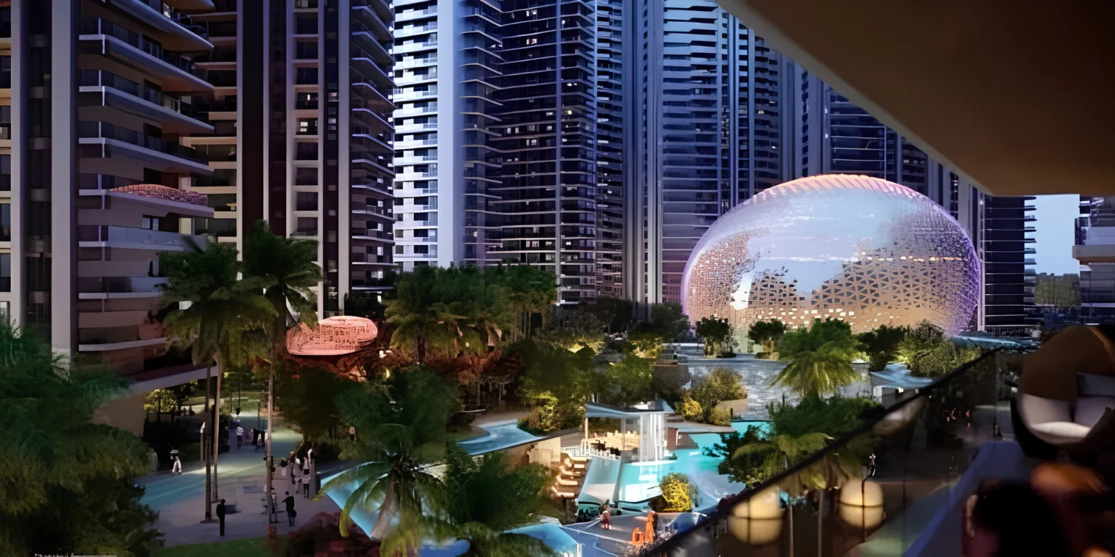 Elan The Presidential luxury interior and exterior perspective 4 in Sector 106 Gurugram