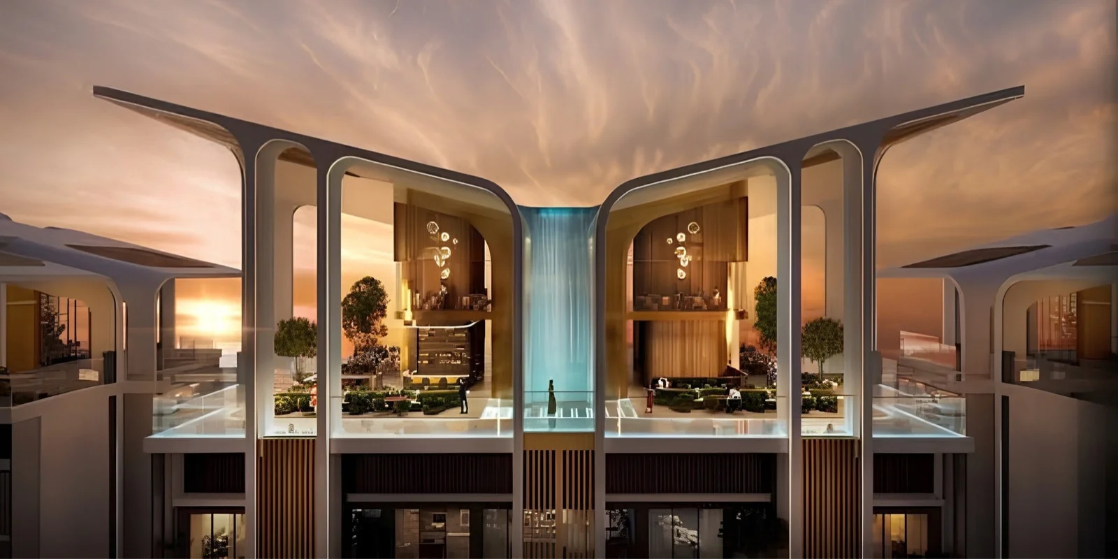 M3M Altitude luxury interior and exterior perspective 3 in Sector 111 Gurugram