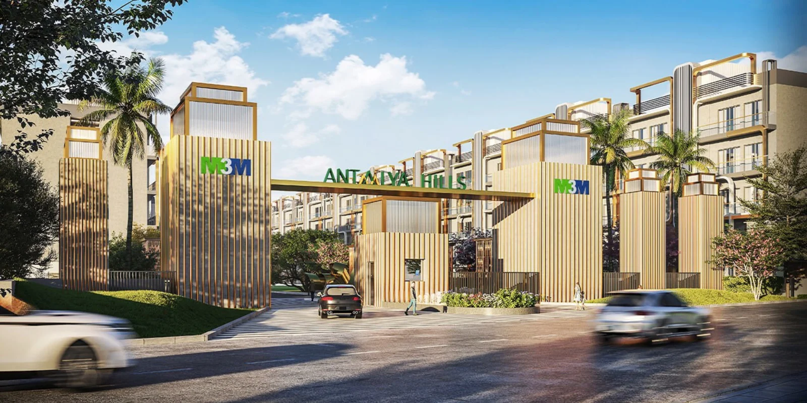 M3M Antalya Hills phase 2 luxury interior and exterior perspective 1 in Sector 79 Gurugram