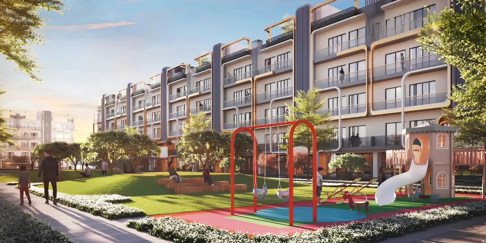 M3M Antalya Hills phase 2 luxury interior and exterior perspective 4 in Sector 79 Gurugram