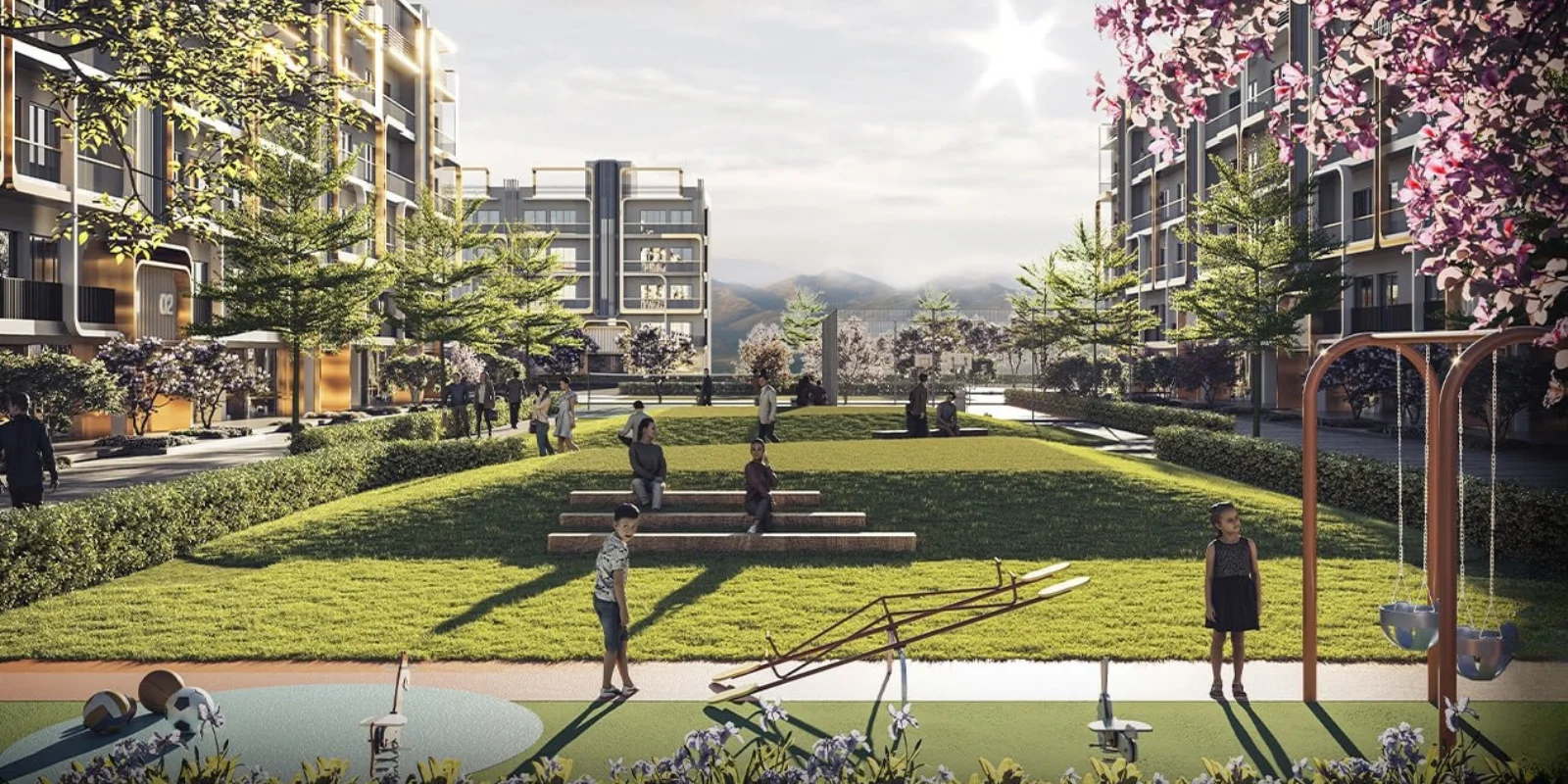 M3M Antalya Hills phase 2 luxury interior and exterior perspective 3 in Sector 79 Gurugram