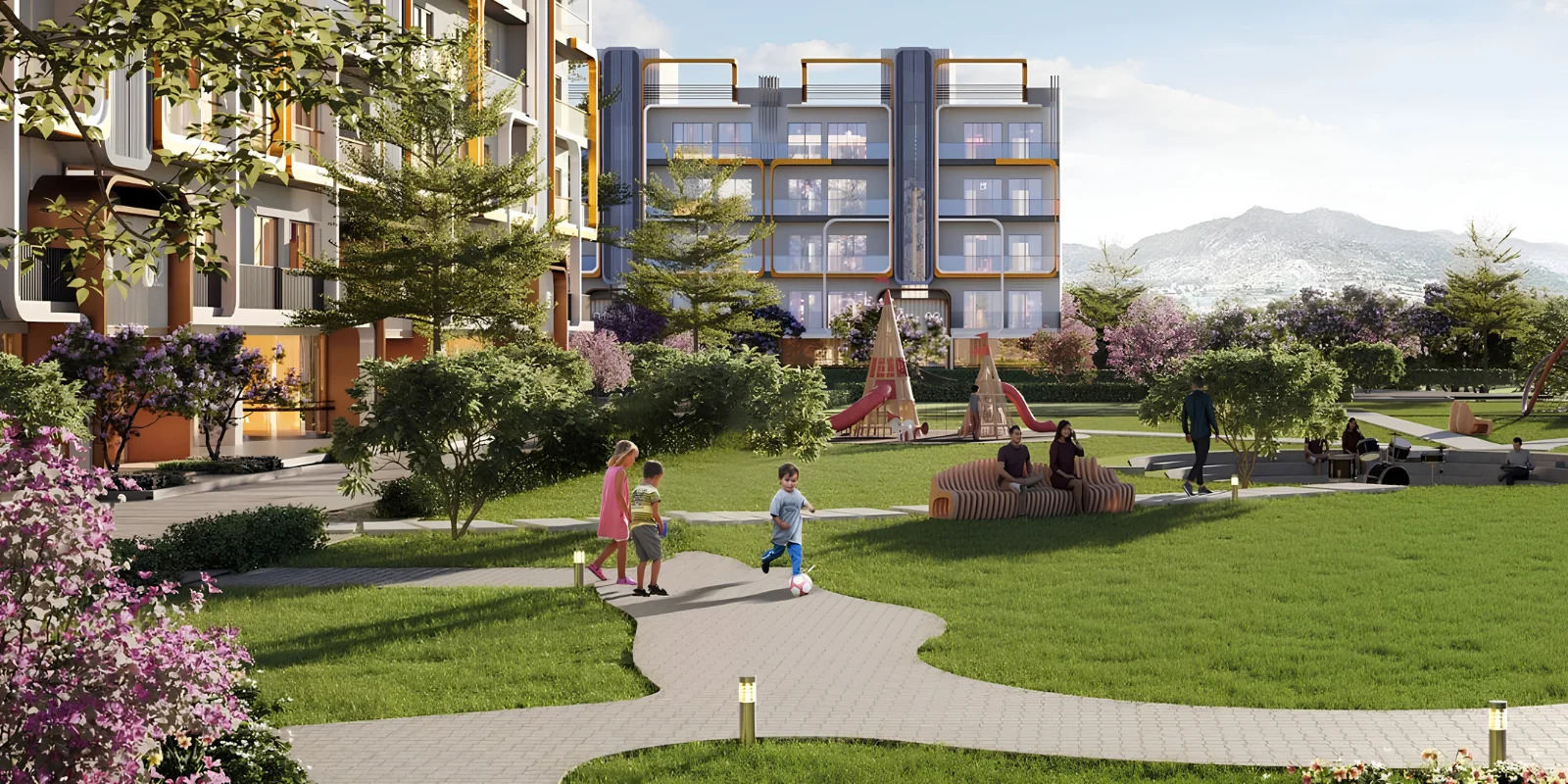 M3M Antalya Hills phase 2 luxury interior and exterior perspective 5 in Sector 79 Gurugram