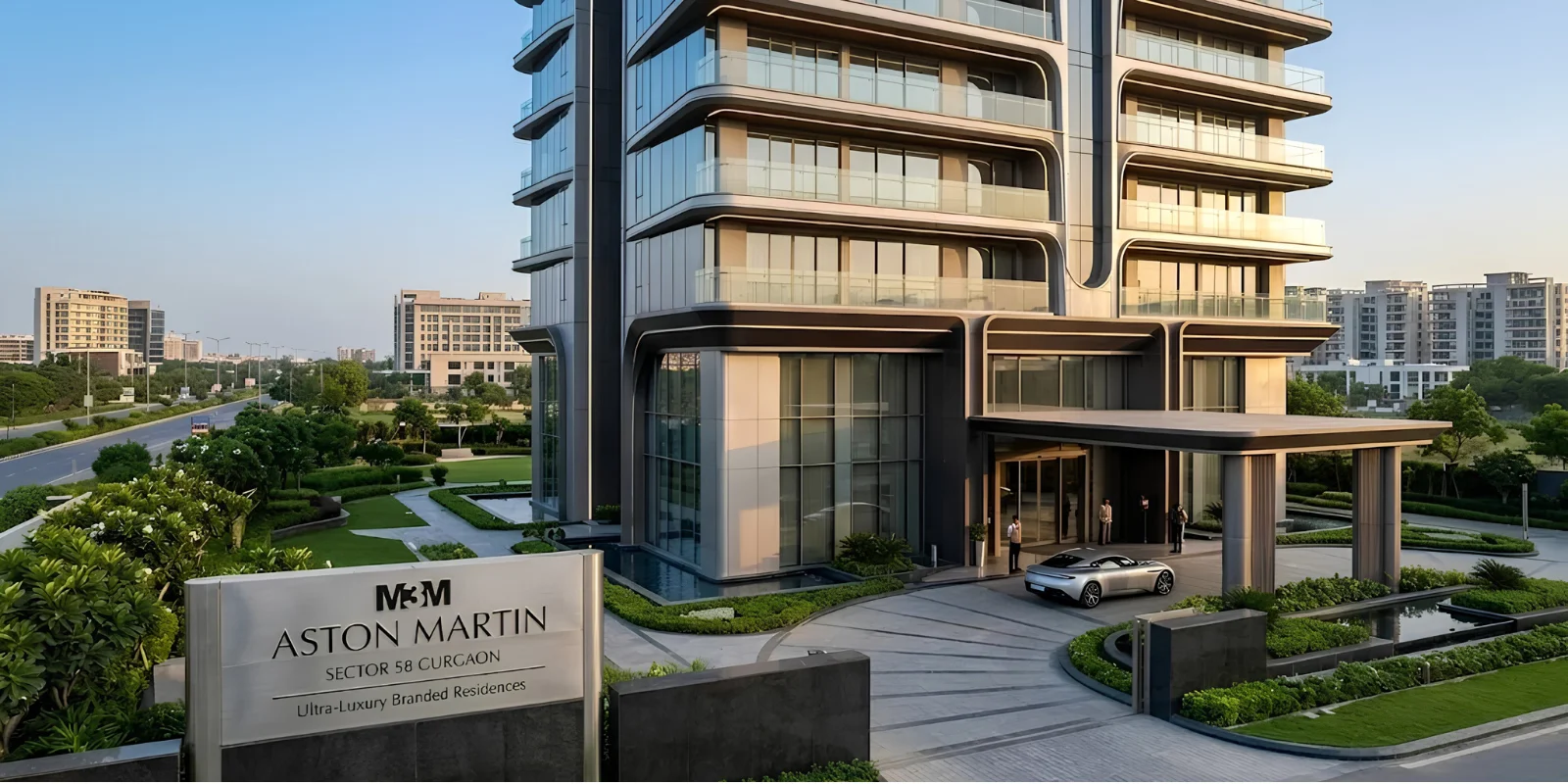 M3M Aston Martin luxury interior and exterior perspective 3 in Sector 111 Gurugram