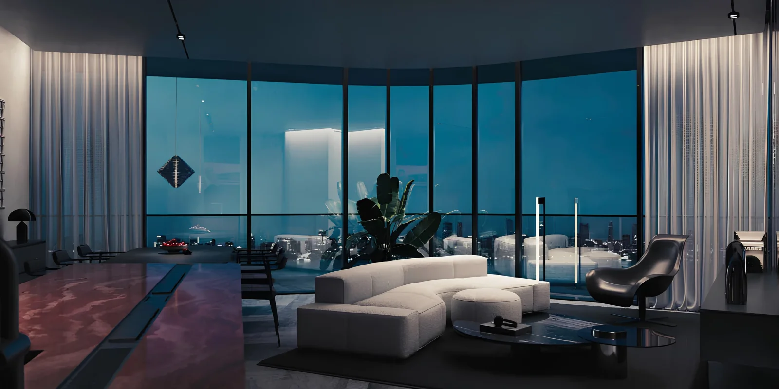 M3M Brabus Residences luxury interior and exterior perspective 4 in Sector 58 Gurugram