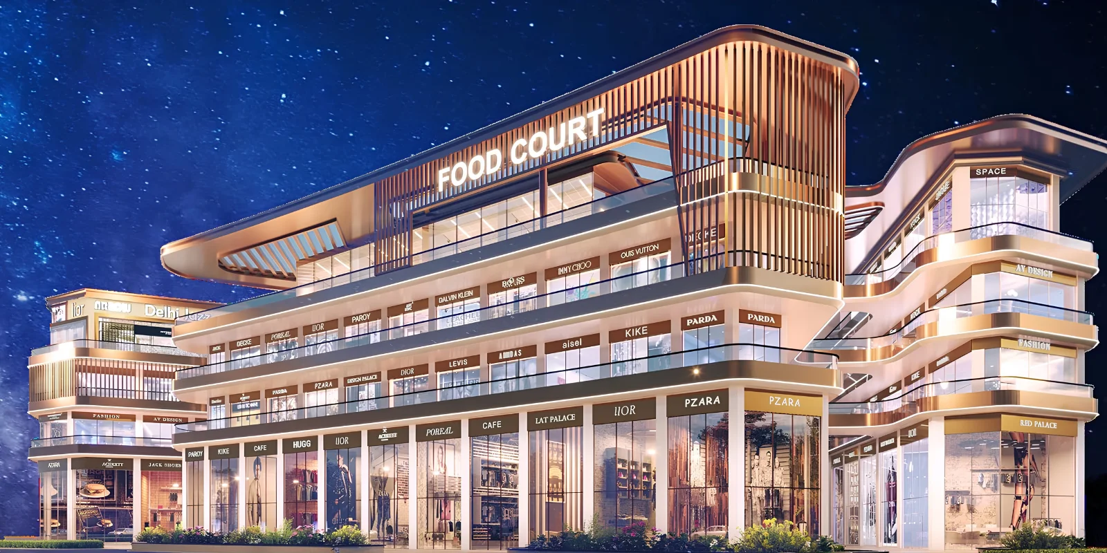 M3M Capital Walk luxury interior and exterior perspective 1 in Sector 113 Gurugram