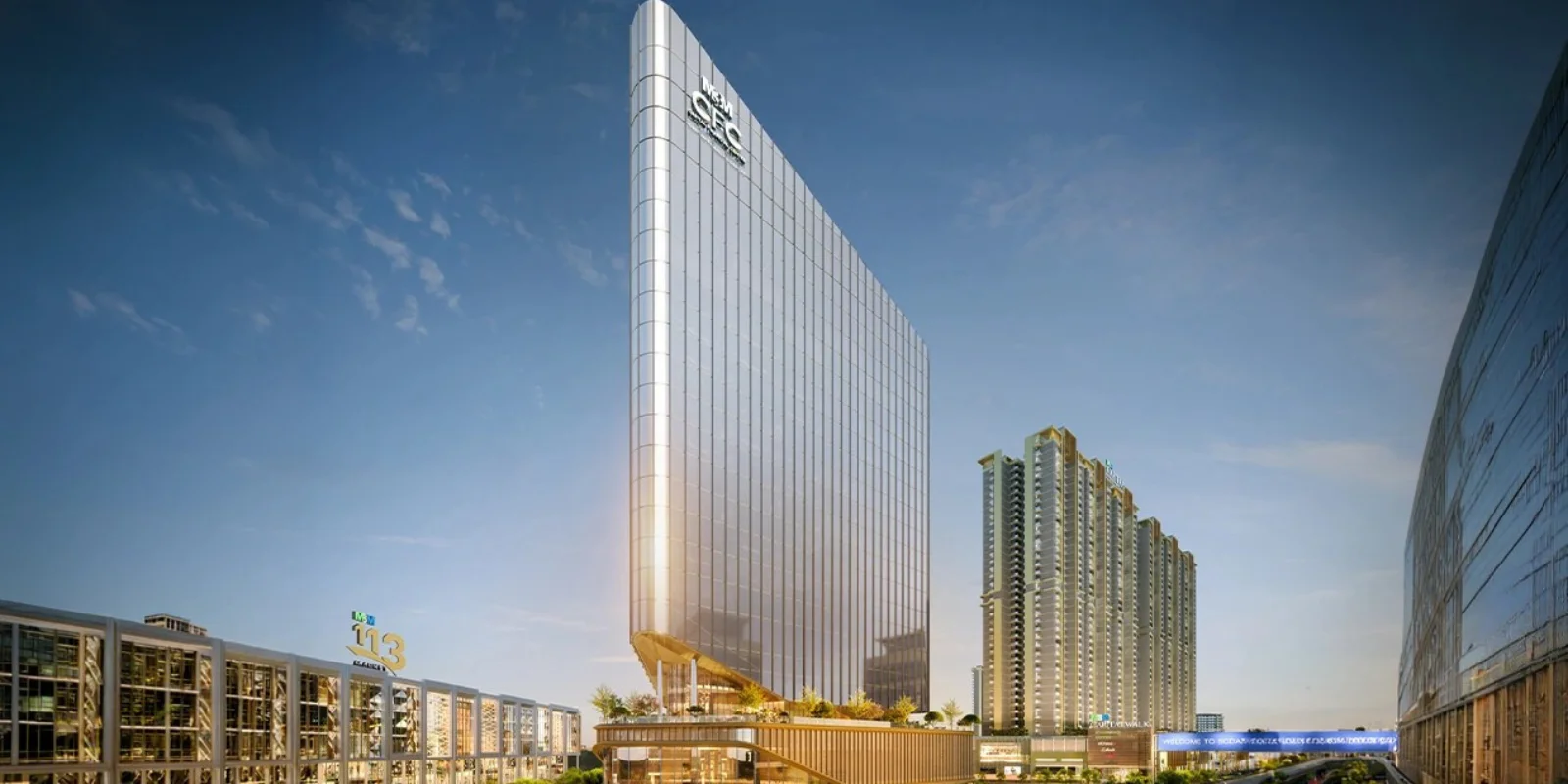 M3M CFC luxury interior and exterior perspective 2 in Sector 113 Gurugram