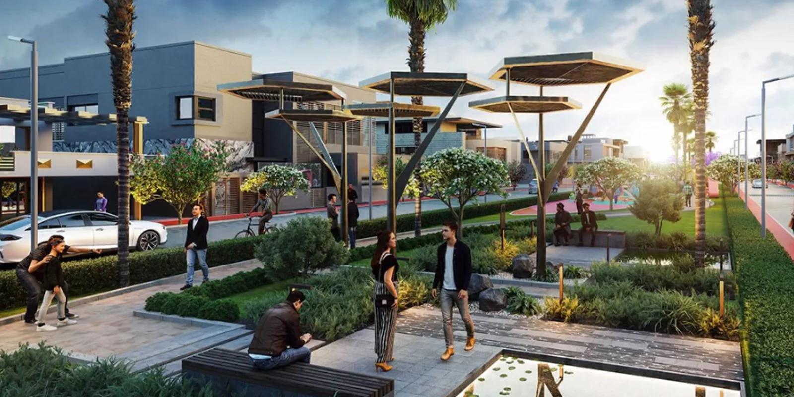 M3M City of dreams luxury interior and exterior perspective 2 in Sector 36/37 Panipat