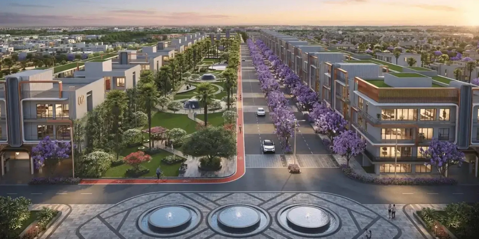 M3M City of dreams luxury interior and exterior perspective 3 in Sector 36/37 Panipat