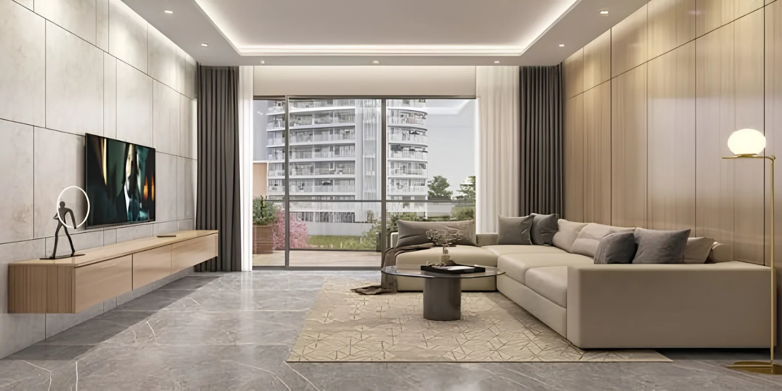 M3M Cosmos luxury interior and exterior perspective 2 in Imt Manesar,m-9 Gurugram