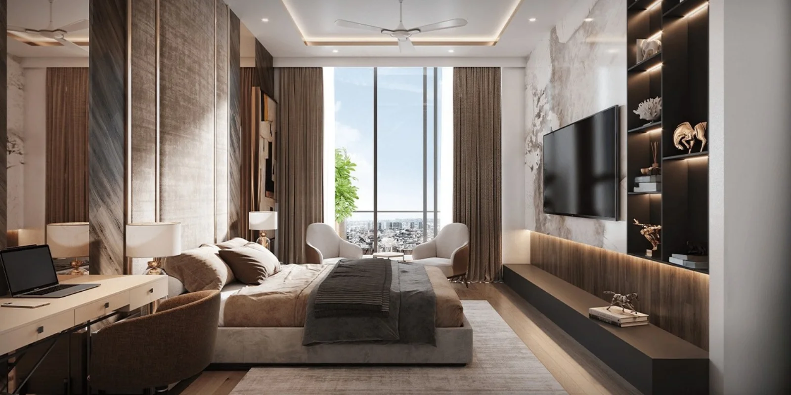 M3M The Cullinan luxury interior and exterior perspective 2 in Sector 94 Noida