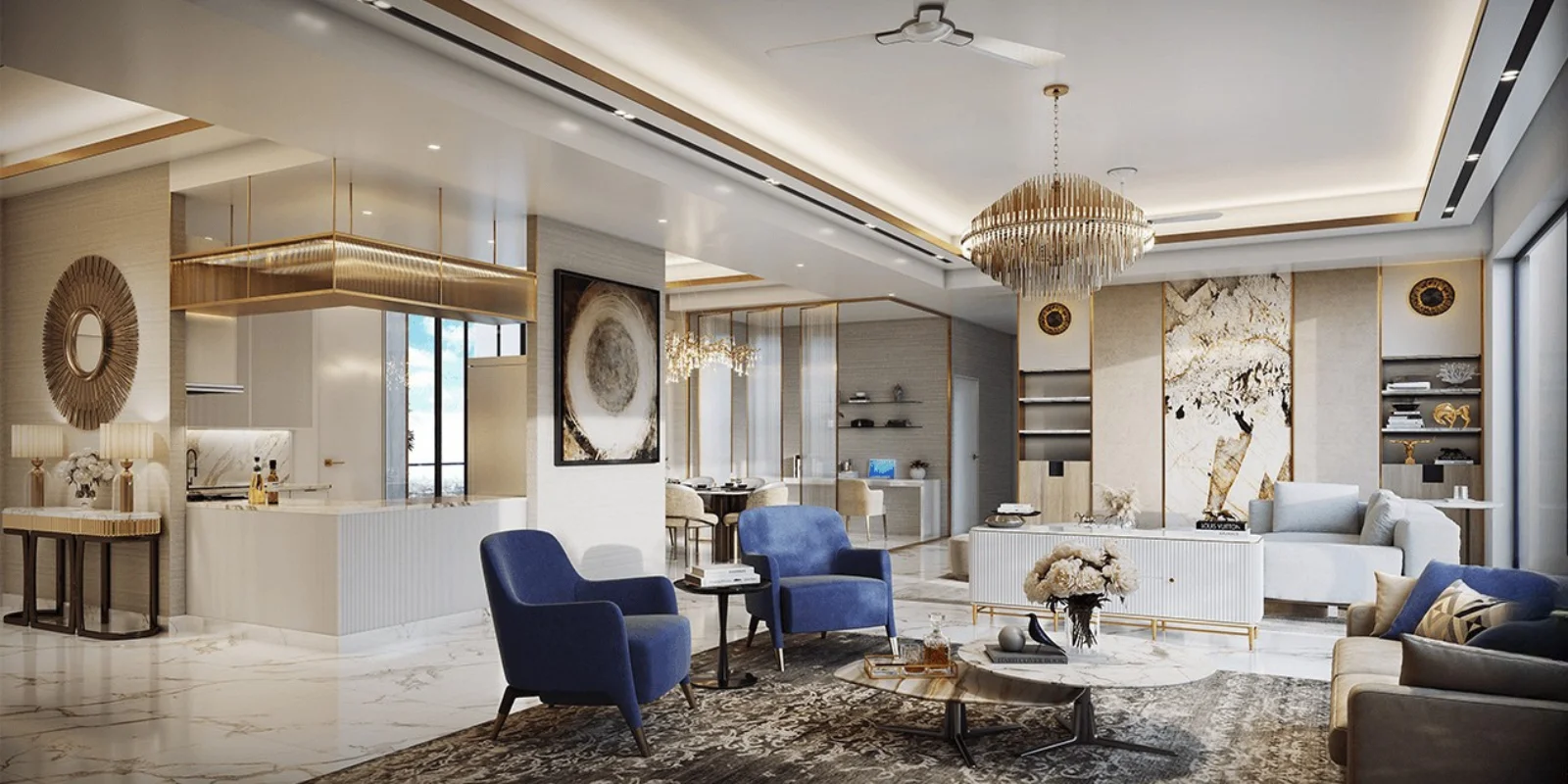 M3M The Cullinan luxury interior and exterior perspective 3 in Sector 94 Noida