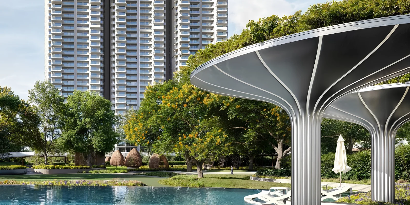 M3M Forestia West luxury interior and exterior perspective 2 in Imt Manesar,m-9 Gurugram