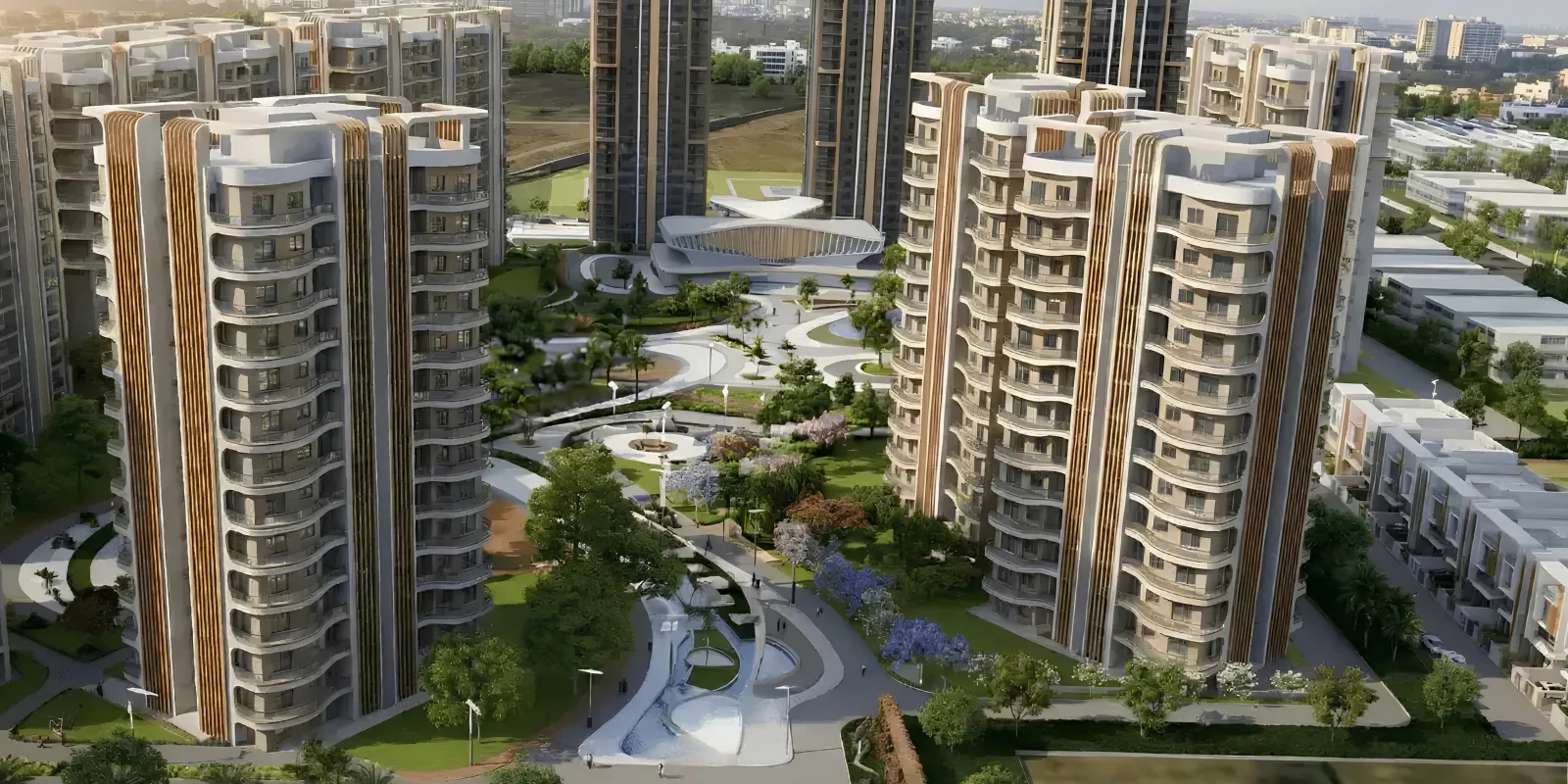M3M Forestia West luxury interior and exterior perspective 3 in Imt Manesar,m-9 Gurugram