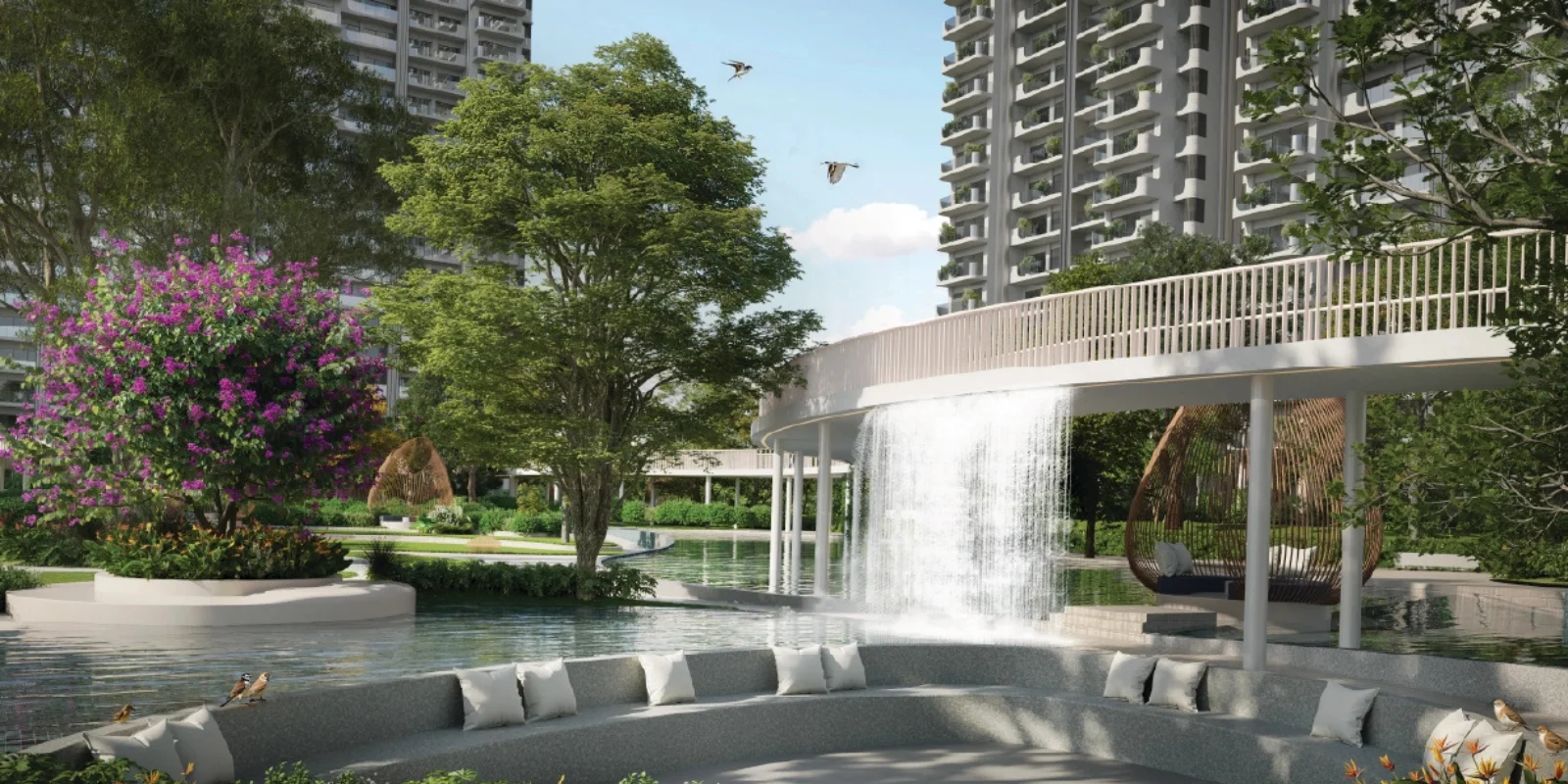 M3M Forestia West luxury interior and exterior perspective 4 in Imt Manesar,m-9 Gurugram