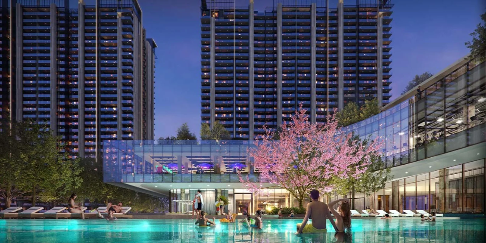 M3M Golf Hills luxury interior and exterior perspective 4 in Sector 79 Gurugram