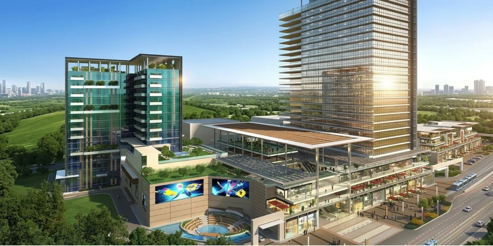 M3M Loft at GIC luxury interior and exterior perspective 3 in General Gurugram