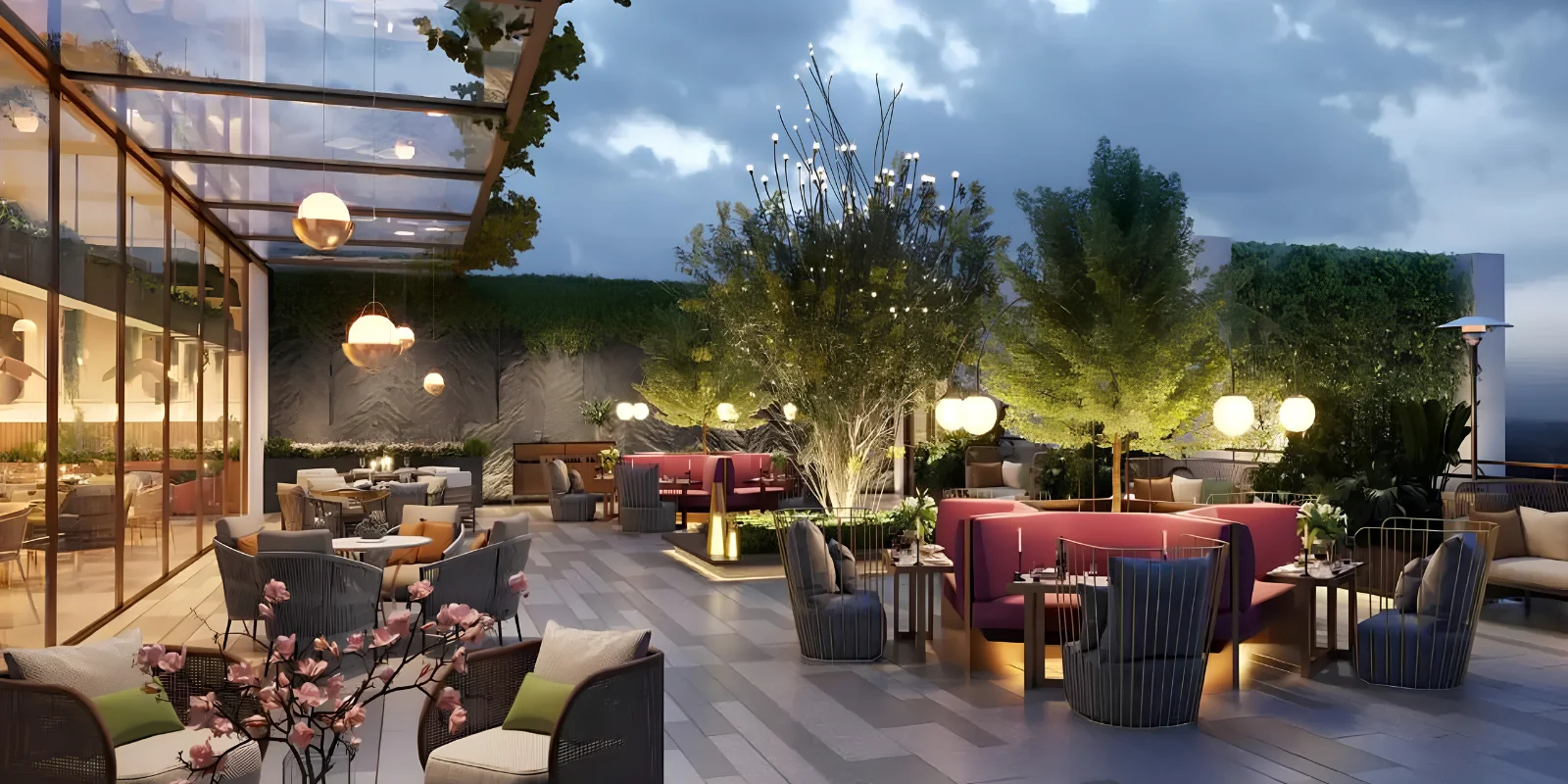 M3M Paragon 57 luxury interior and exterior perspective 2 in Sector 57 Gurugram