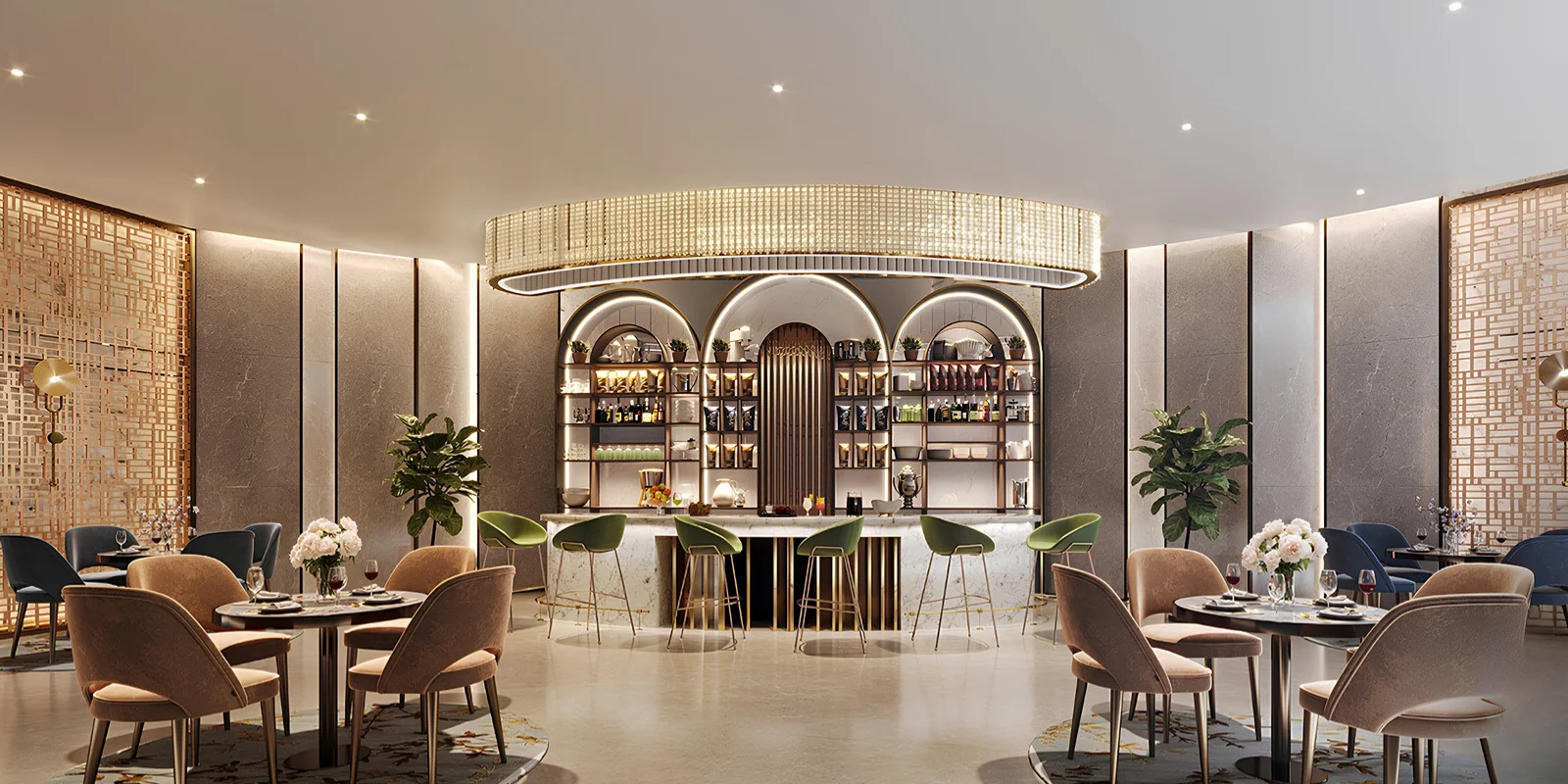 M3M Paragon 57 luxury interior and exterior perspective 3 in Sector 57 Gurugram