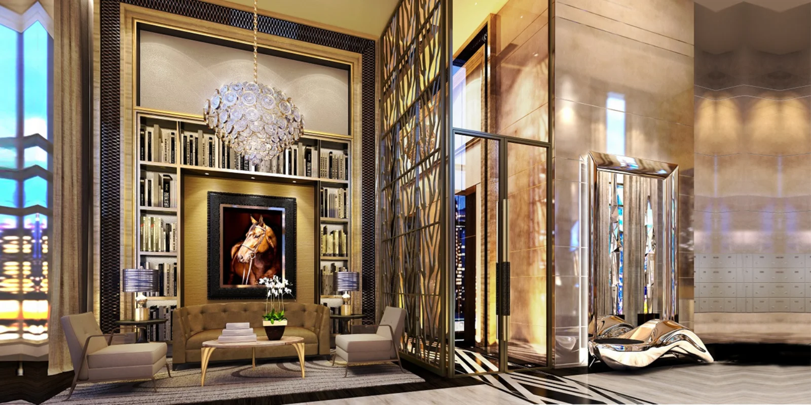 M3M Polo Suites luxury interior and exterior perspective 3 in Sector 65 Gurugram