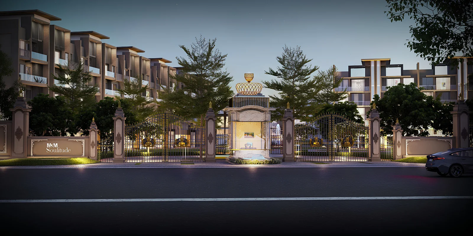 M3M Soulitude luxury interior and exterior perspective 1 in Sector 89 Gurugram
