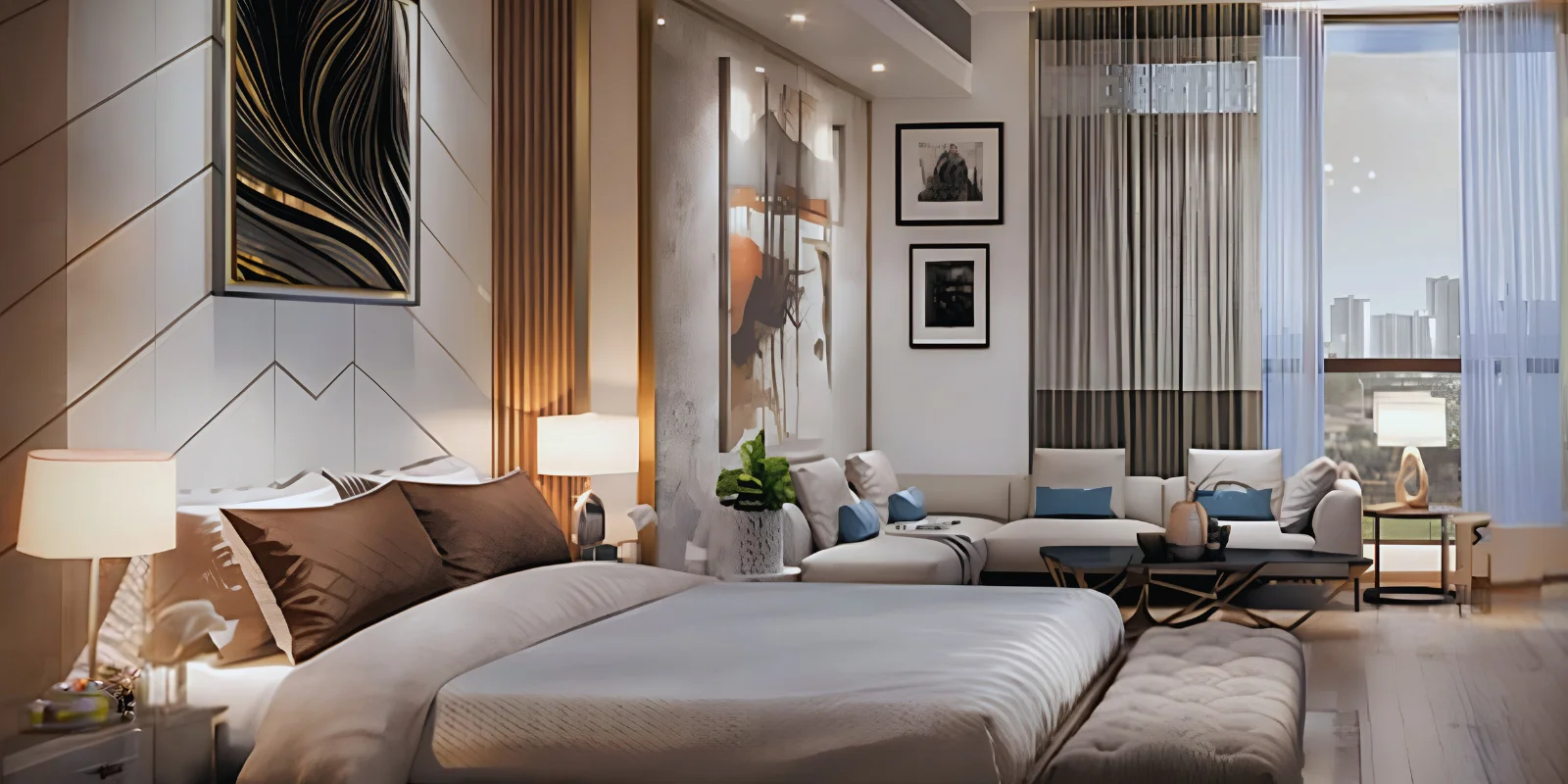 M3M St Andrews at SCDA luxury interior and exterior perspective 2 in Sector 113 Gurugram