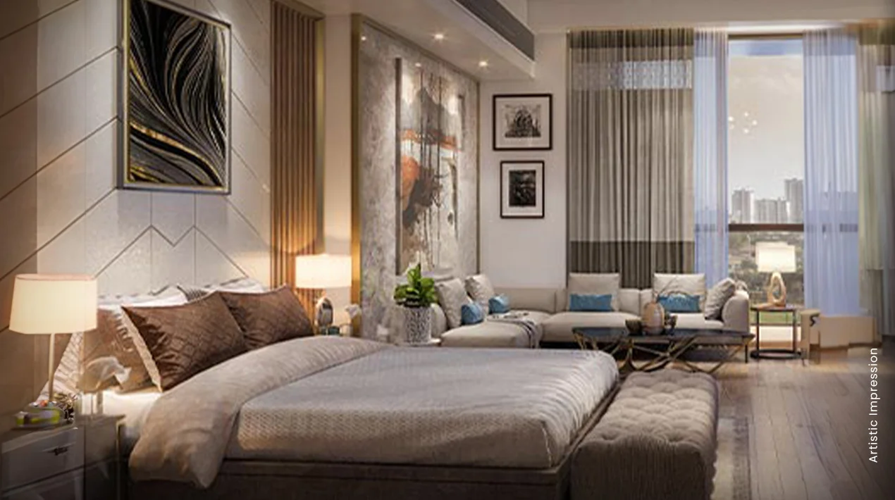 M3M St. Andrews luxury interior and exterior perspective 1 in Sector 65 Gurugram