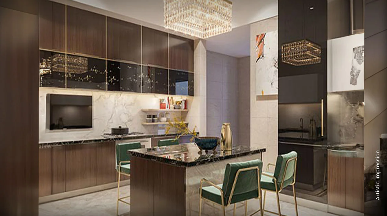 M3M St. Andrews luxury interior and exterior perspective 2 in Sector 65 Gurugram