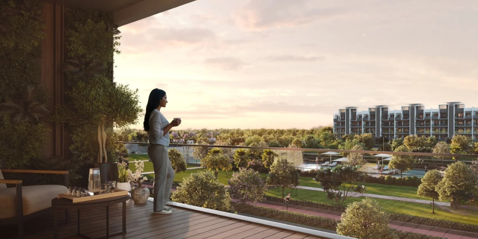 M3M Terraces luxury interior and exterior perspective 2 in Sector 36/37 Panipat