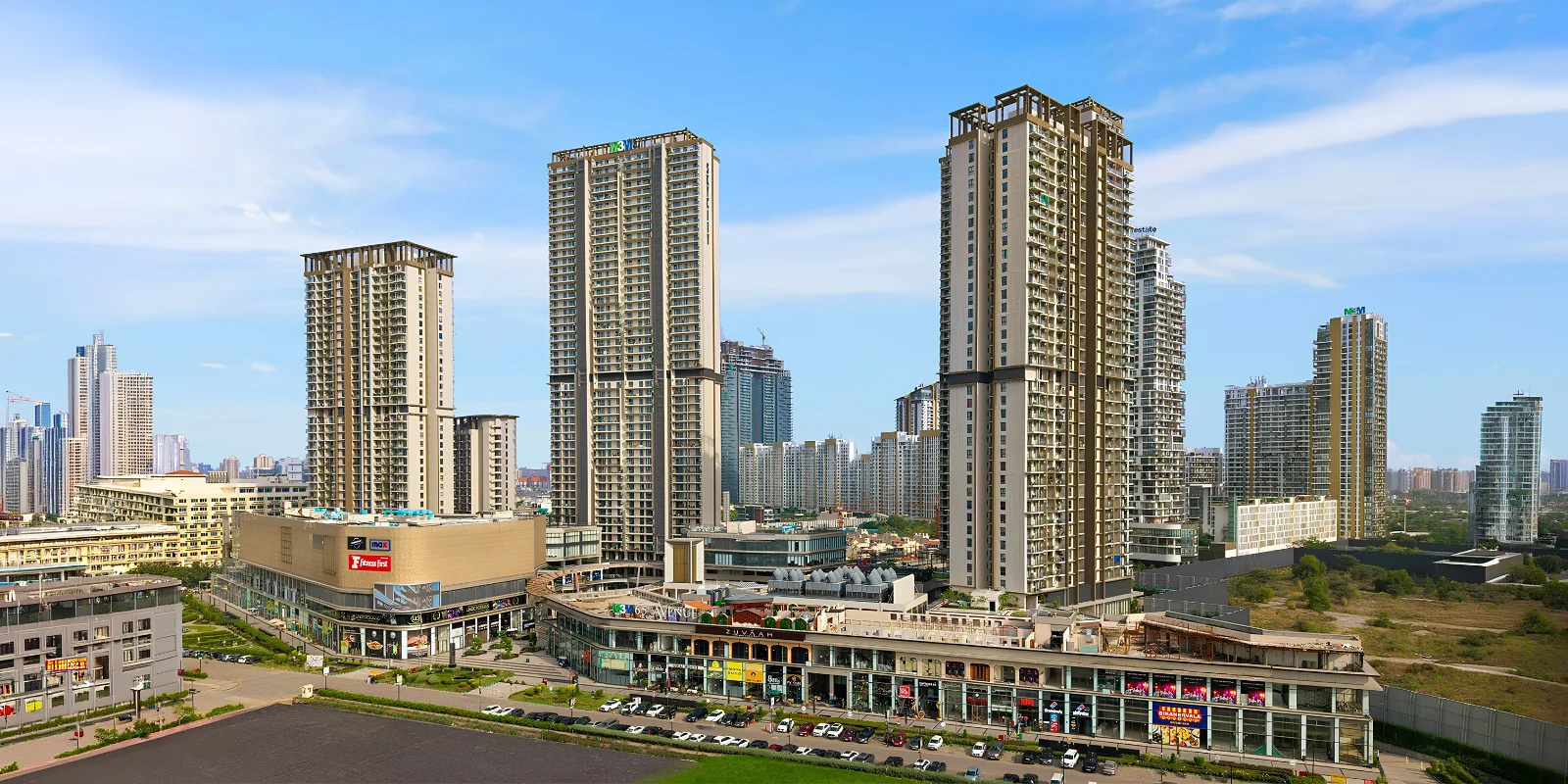 M3M 65th Avenue luxury interior and exterior perspective 1 in Sector 65 Gurugram