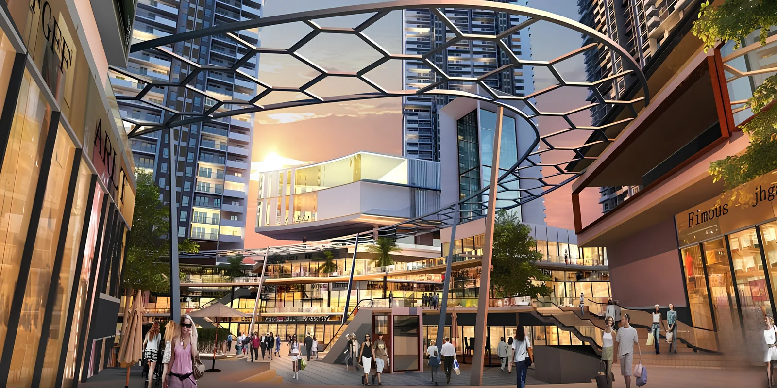 M3M 65th Avenue luxury interior and exterior perspective 3 in Sector 65 Gurugram