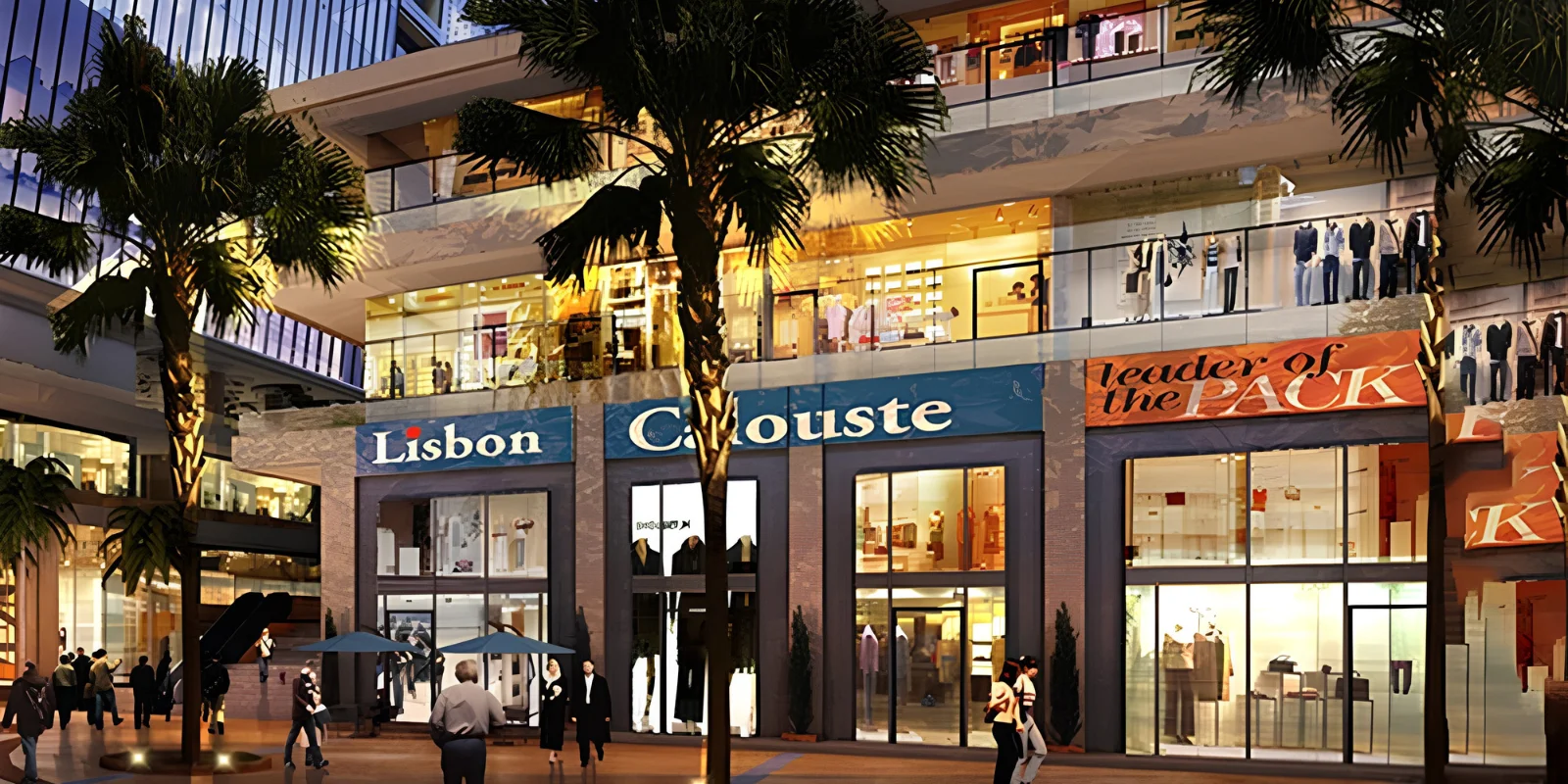 M3M Corner Walk luxury interior and exterior perspective 2 in Sector 74 Gurugram