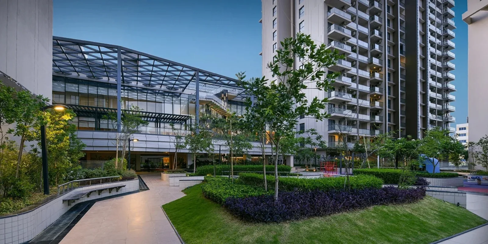 M3M Heights luxury interior and exterior perspective 2 in Sector 65 Gurugram