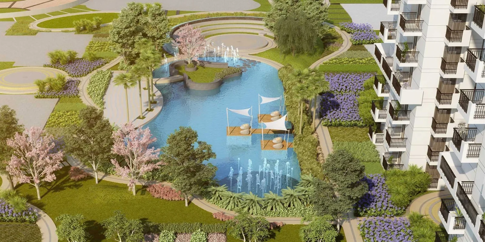 M3M Natura luxury interior and exterior perspective 2 in Sector 68 Gurugram