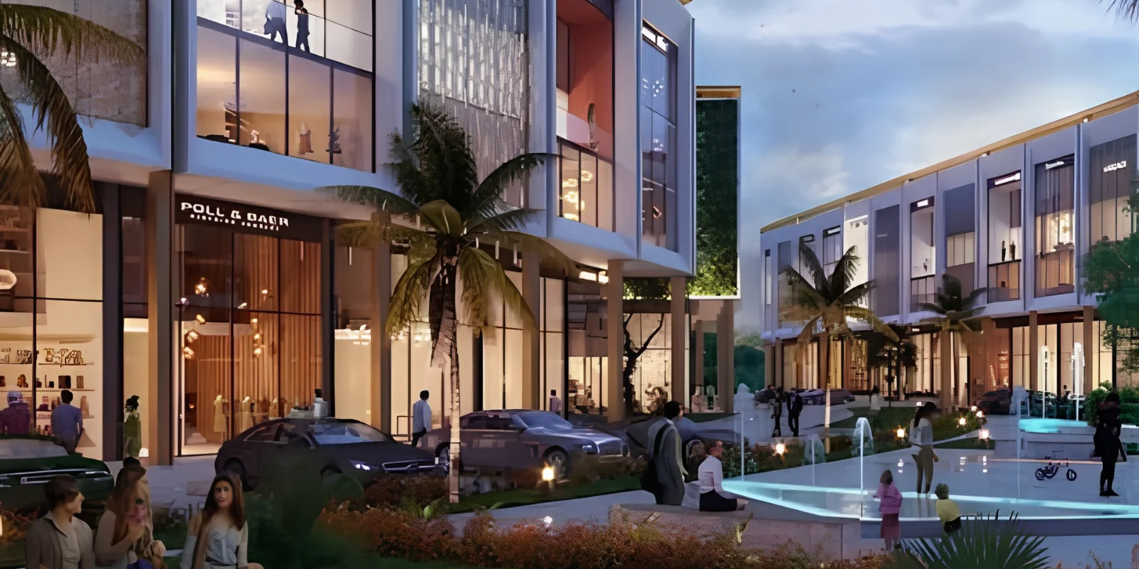 M3M SCO 113 Market luxury interior and exterior perspective 3 in Sector 113 Gurugram