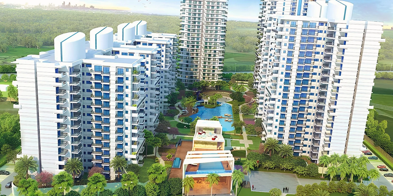 M3M Sierra luxury interior and exterior perspective 2 in Sector 68 Gurugram