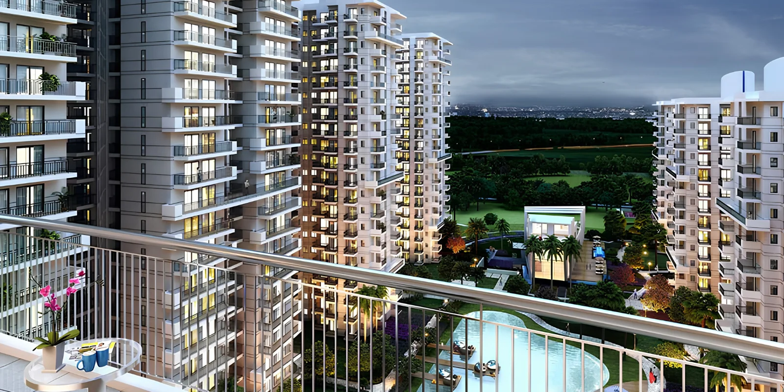 M3M Sierra luxury interior and exterior perspective 3 in Sector 68 Gurugram