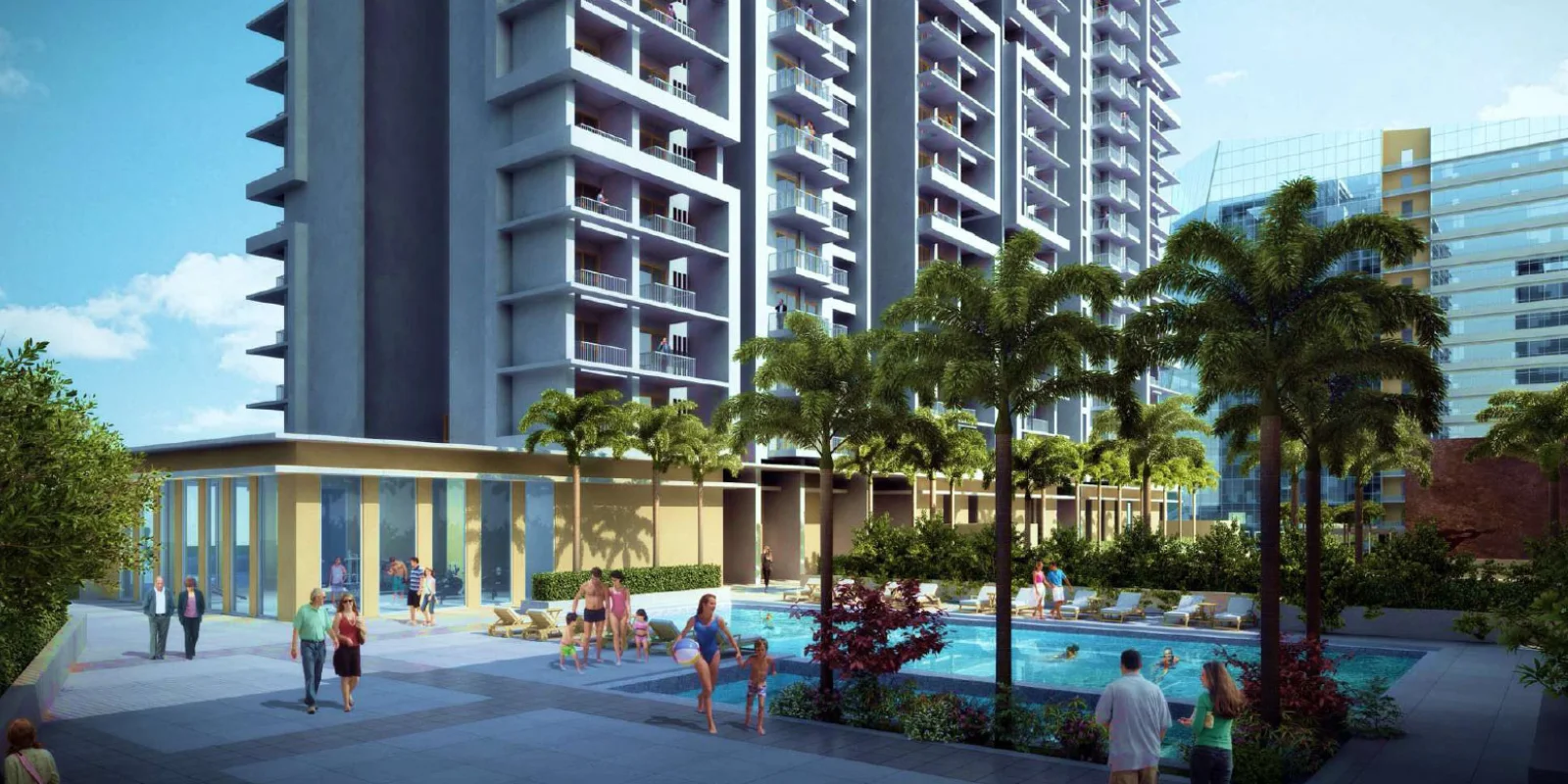 M3M Skywalk luxury interior and exterior perspective 3 in Sector 74 Gurugram