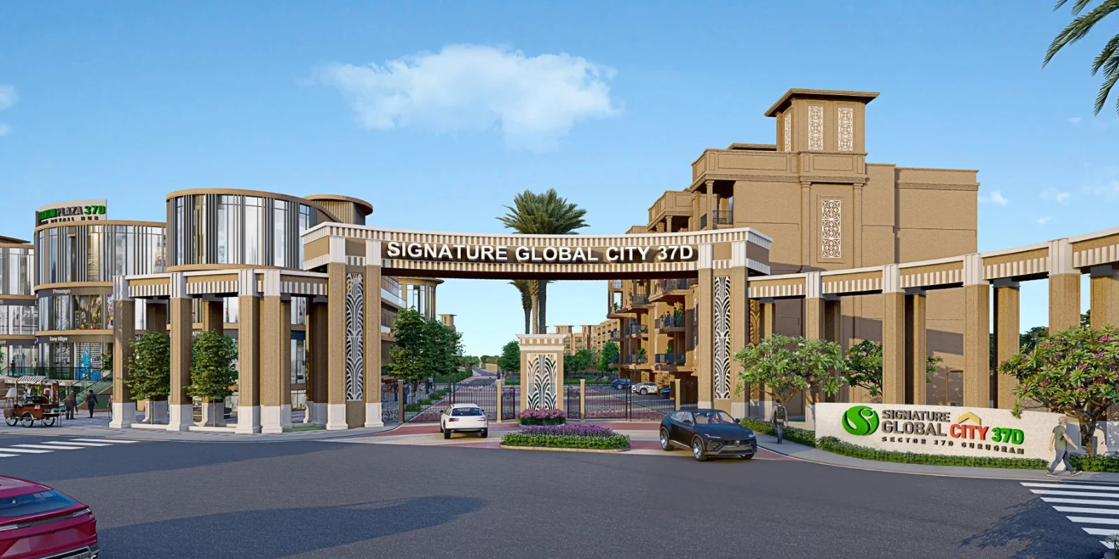 Signature Global City 37D luxury interior and exterior perspective 1 in Sector 3 Gurugram