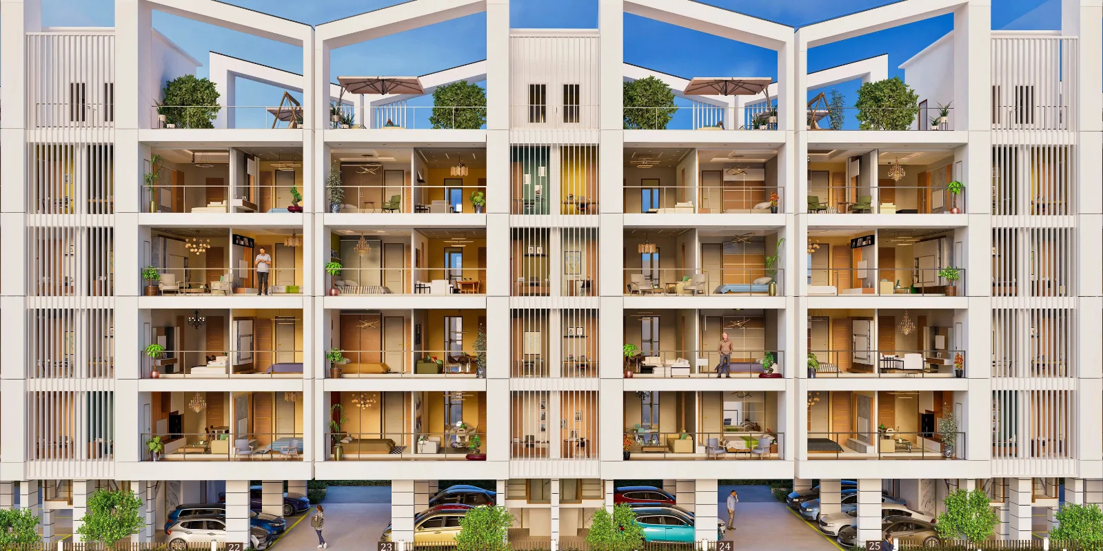 Signature Global Daxin Vistas luxury interior and exterior perspective 3 in Sector 36 Gurugram